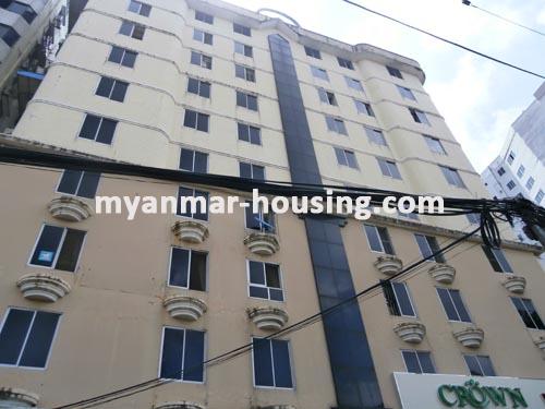 Myanmar real estate - for sale property - No.1902 - Nice  Condo  for  sale  on the  Pyay Road  ! - View of the building.