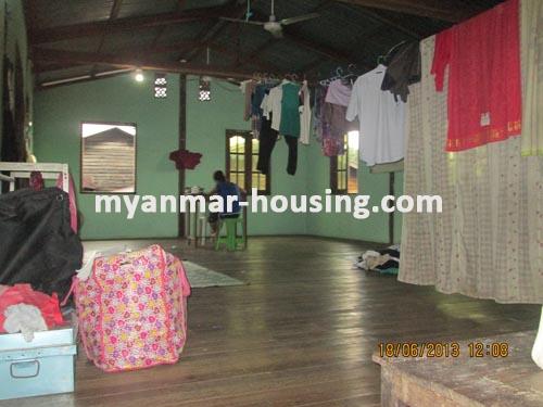 Myanmar real estate - for sale property - No.1905 - Good  landed  house  now for sale  ! - view of the upstair