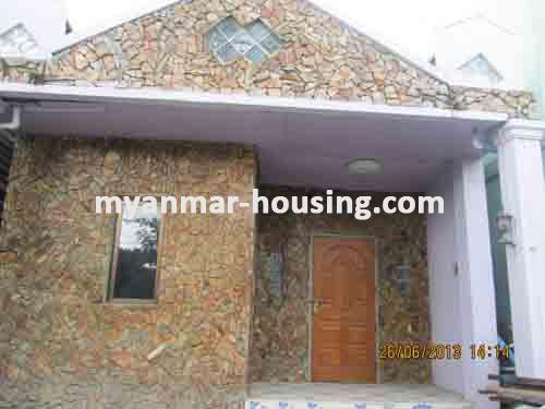 Myanmar real estate - for sale property - No.1927 - Good area for sale in South Okkalapa ! - View of the building.