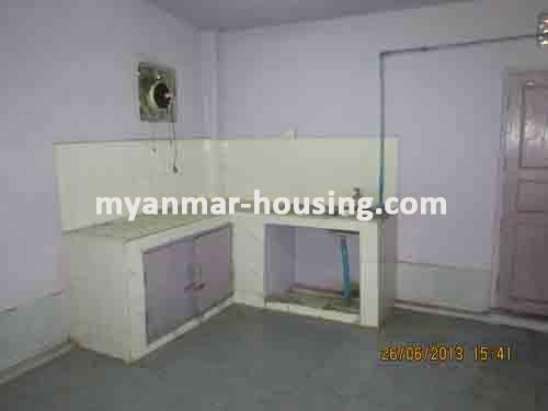 Myanmar real estate - for sale property - No.1927 - Good area for sale in South Okkalapa ! - View of the kitchen room.