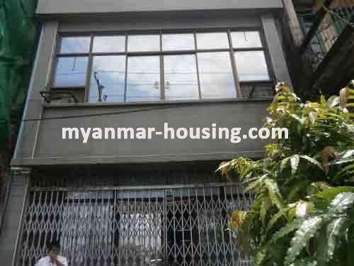 Myanmar real estate - for sale property - No.1936 - Good  landed house beside  main  road  now  for sale ! - View of the building.