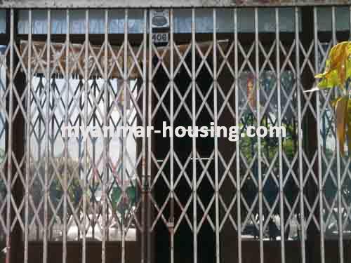 Myanmar real estate - for sale property - No.1936 - Good  landed house beside  main  road  now  for sale ! - View of the infront.
