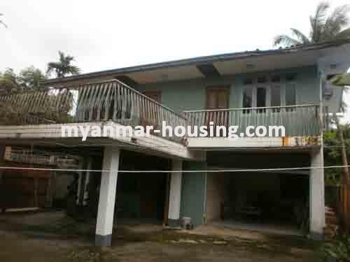 缅甸房地产 - 出售物件 - No.1955 - Landed house for sale in Insein ! - View of the house.