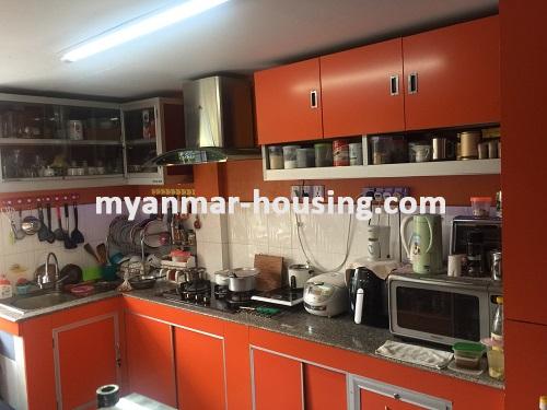 Myanmar real estate - for sale property - No.1999 - Apartment for sale in Tharketa Township is available now! - View of the kitchen room