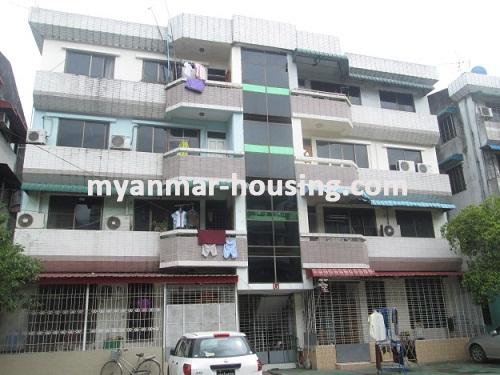 မြန်မာအိမ်ခြံမြေ - ရောင်းမည် property - No.2033 - Nice location for staying in Kamaryut ! - View of the building.