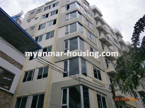 缅甸房地产 - 出售物件 - No.2039 - Nice  condominium  for sale in  Khai Shwe War Condo ! - View of the building.