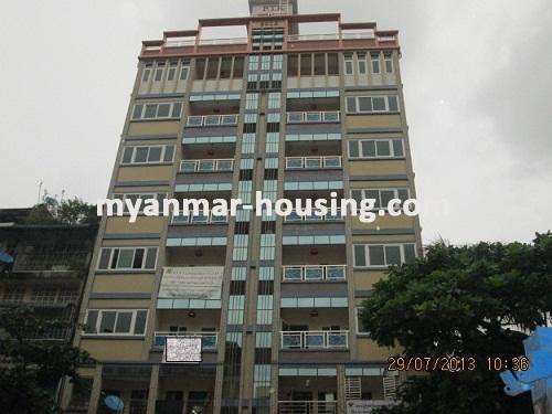 缅甸房地产 - 出售物件 - No.2042 - Good condominium  now for sale ! - View of the building.