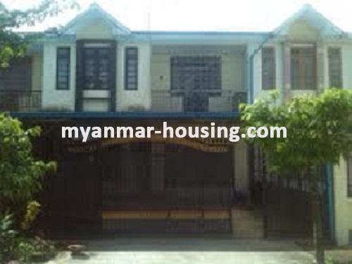 Myanmar real estate - for sale property - No.2105 - Good apartment  for sale in Mingalardon ! - View of the building.
