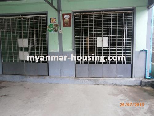 Myanmar real estate - for sale property - No.2106 - Good landed house for sale on main road! - Close view ofthe house.