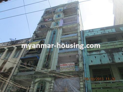 缅甸房地产 - 出售物件 - No.2161 - Nice location apartmet for sale! - View of the building.