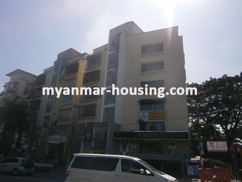 Myanmar real estate - for sale property - No.2181 - Condo for sale near Shwe Gone Daing Junciton. - View of the building