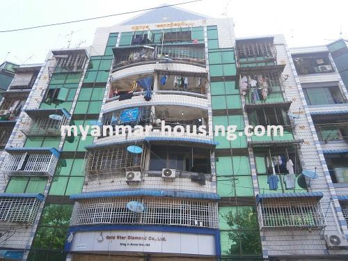Myanmar real estate - for sale property - No.2281 - Apartment for sale in Ahlone. - View of the building.