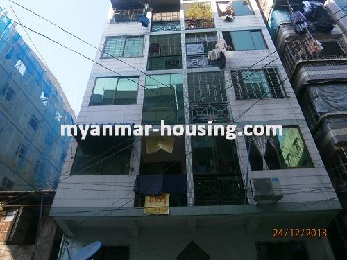 缅甸房地产 - 出售物件 - No.2323 - Well-known place which is for sale now! - View of the building.