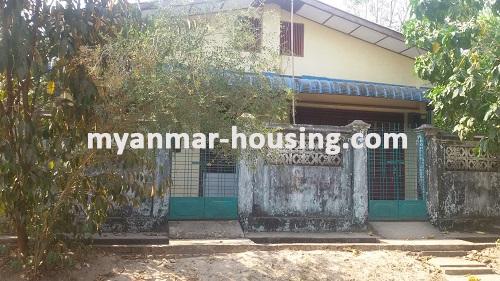 缅甸房地产 - 出售物件 - No.2366 - Available landed house for sale in Thanlyn. - 