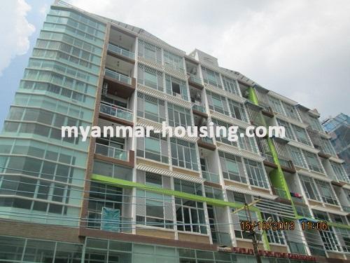 Myanmar real estate - for sale property - No.2381 - Condo for sale in Dagon! - View of the building.