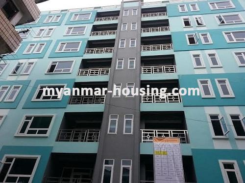 缅甸房地产 - 出售物件 - No.2462 - Condo for sale near Thuwana stadium! - View of the building.