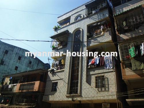 Myanmar real estate - for sale property - No.2498 - Apartment for sale in Mayangone Township. - View of the building.