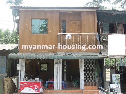 မြန်မာအိမ်ခြံမြေ - ရောင်းမည် property - No.2527 - House for sale near main road is available! - View of the house.