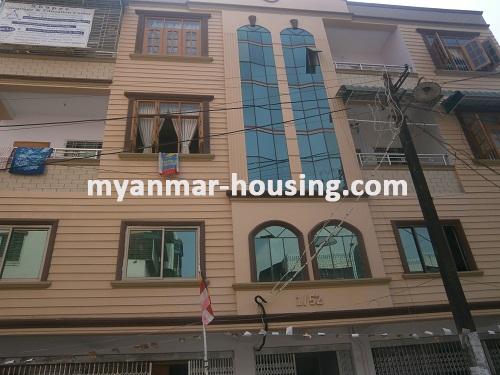 缅甸房地产 - 出售物件 - No.2535 - Very Beautiful inside and outside apartment for sale. - View of the building.