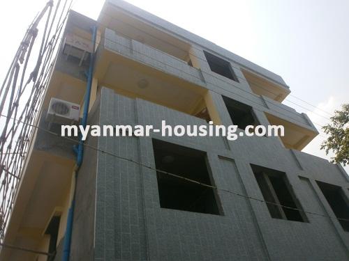 缅甸房地产 - 出售物件 - No.2539 - New good apartment for sale in Kyeemyindaing! - View of the building.