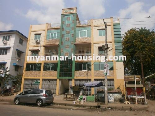 缅甸房地产 - 出售物件 - No.2541 - Excellent apartment for sale in Sanchaung! - View of the building.