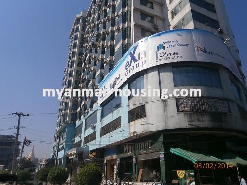 မြန်မာအိမ်ခြံမြေ - ရောင်းမည် property - No.2605 - N/A - Front view of the building.