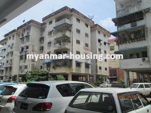 缅甸房地产 - 出售物件 - No.2615 - Parami Condo now for sale. - Front view of the building.