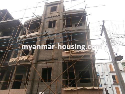 Myanmar real estate - for sale property - No.2620 - Fair price for sale in Mayangone! Get the chance straight away! - Front view of the building.