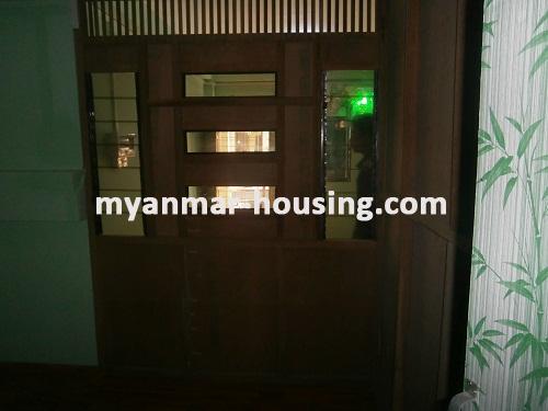 缅甸房地产 - 出售物件 - No.2643 - Nice apartment for sale in Hlaing! - View of the partition.