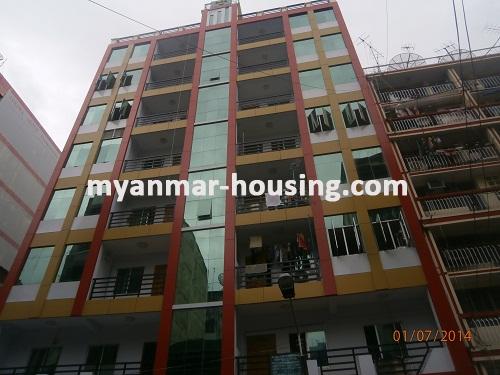 Myanmar real estate - for sale property - No.2658 - Nice condo for sale in Lamadaw! - Close view of the building.