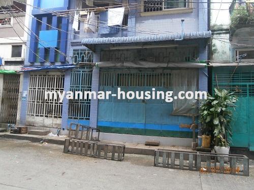 缅甸房地产 - 出售物件 - No.2659 - Nice apartment for sale in china town area! - Close view of the building.