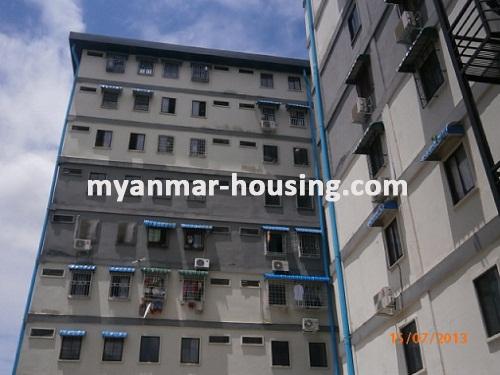 缅甸房地产 - 出售物件 - No.2683 - Fair price condo for sale in Mayangone township. - View of the building.