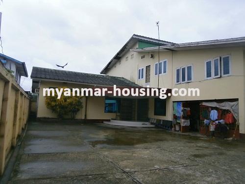 Myanmar real estate - for sale property - No.2731 - Landed House with Wide Compound! - Front View