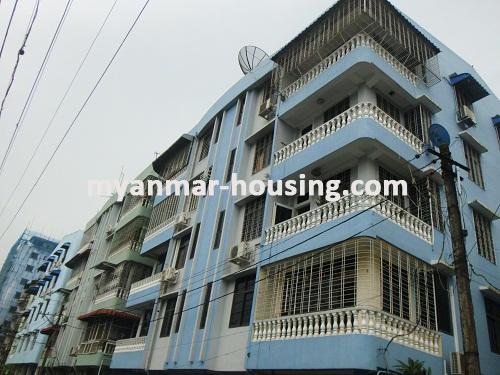 缅甸房地产 - 出售物件 - No.2765 - Decorated room at Khapaung Housing! - view of the building