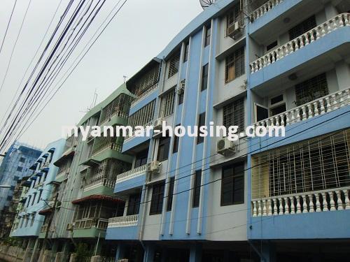 缅甸房地产 - 出售物件 - No.2765 - Decorated room at Khapaung Housing! - View of the building