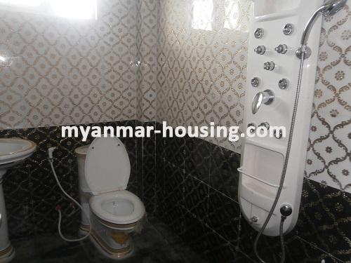 缅甸房地产 - 出售物件 - No.2766 - Condo for sale near Kan Taw Gyi Lake! - View of the wash room.