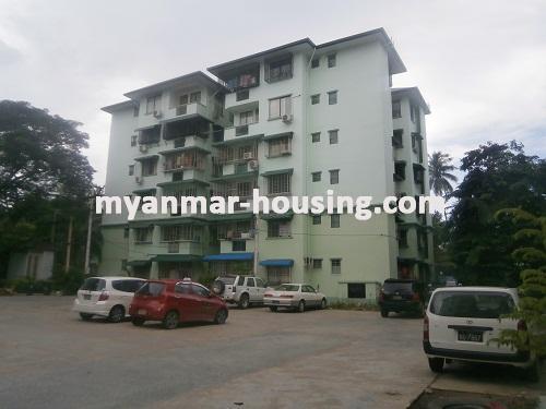 缅甸房地产 - 出售物件 - No.2792 - An apartment for sale in VIP and expats area available! - View of the building.