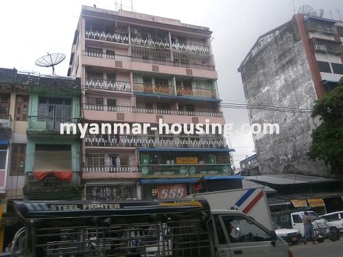 Myanmar real estate - for sale property - No.2802 - An apartment for sale with fair price in downtown! - View of the building.