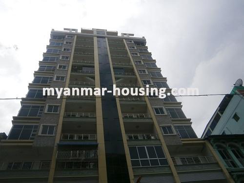 Myanmar real estate - for sale property - No.2818 - Condo for sale in the heart of the city- You shouldn't miss! - View of the building