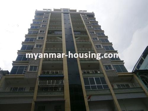 Myanmar real estate - for sale property - No.2818 - Condo for sale in the heart of the city- You shouldn't miss! - view of the building