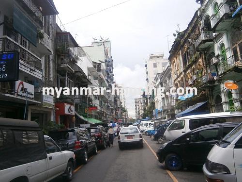 Myanmar real estate - for sale property - No.2818 - Condo for sale in the heart of the city- You shouldn't miss! - view of the street