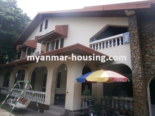 Myanmar real estate - for sale property - No.2819 - Nice well-decorated and lovely house available near Inya lake!! - View of the building