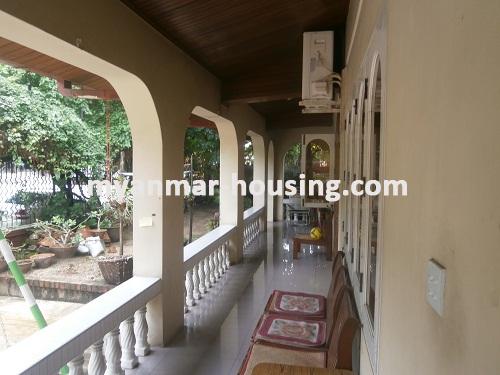 Myanmar real estate - for sale property - No.2819 - Nice well-decorated and lovely house available near Inya lake!! - view of the building