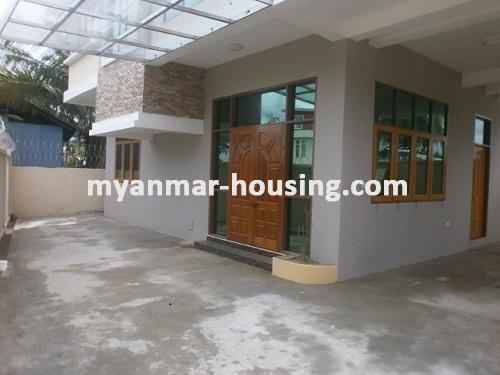 Myanmar real estate - for sale property - No.2822 - Brand New Landed House for sale is coming! - View of the building