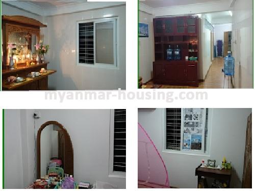 缅甸房地产 - 出售物件 - No.2824 - Very Wide apartment for Rent located near Inya Lake! - View of the inside.