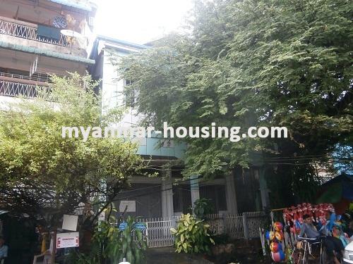 缅甸房地产 - 出售物件 - No.2878 - landed house for sale , Pazundaung! - View of the building.