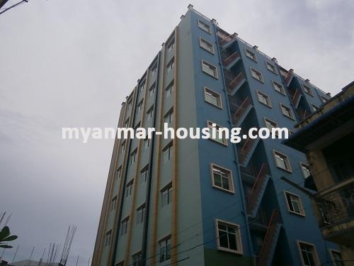 缅甸房地产 - 出售物件 - No.2879 - Condo for sale, Pazundaung! - View of the building.