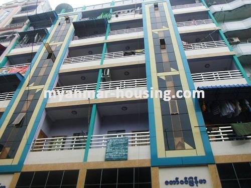 缅甸房地产 - 出售物件 - No.2881 - Very new apartment for sale, Botahtaung! - View of the building.