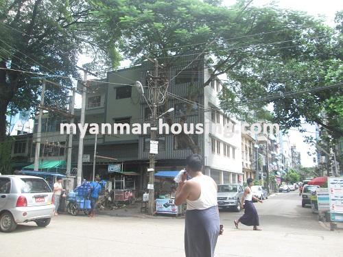 缅甸房地产 - 出售物件 - No.2884 - Landed house for sale, Kyeemyindaing! - View of the building.