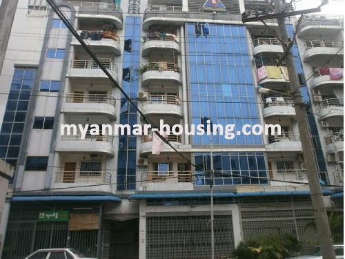 Myanmar real estate - for sale property - No.2886 -  Nice Condo suitable for doing business and residence. - View of the building.